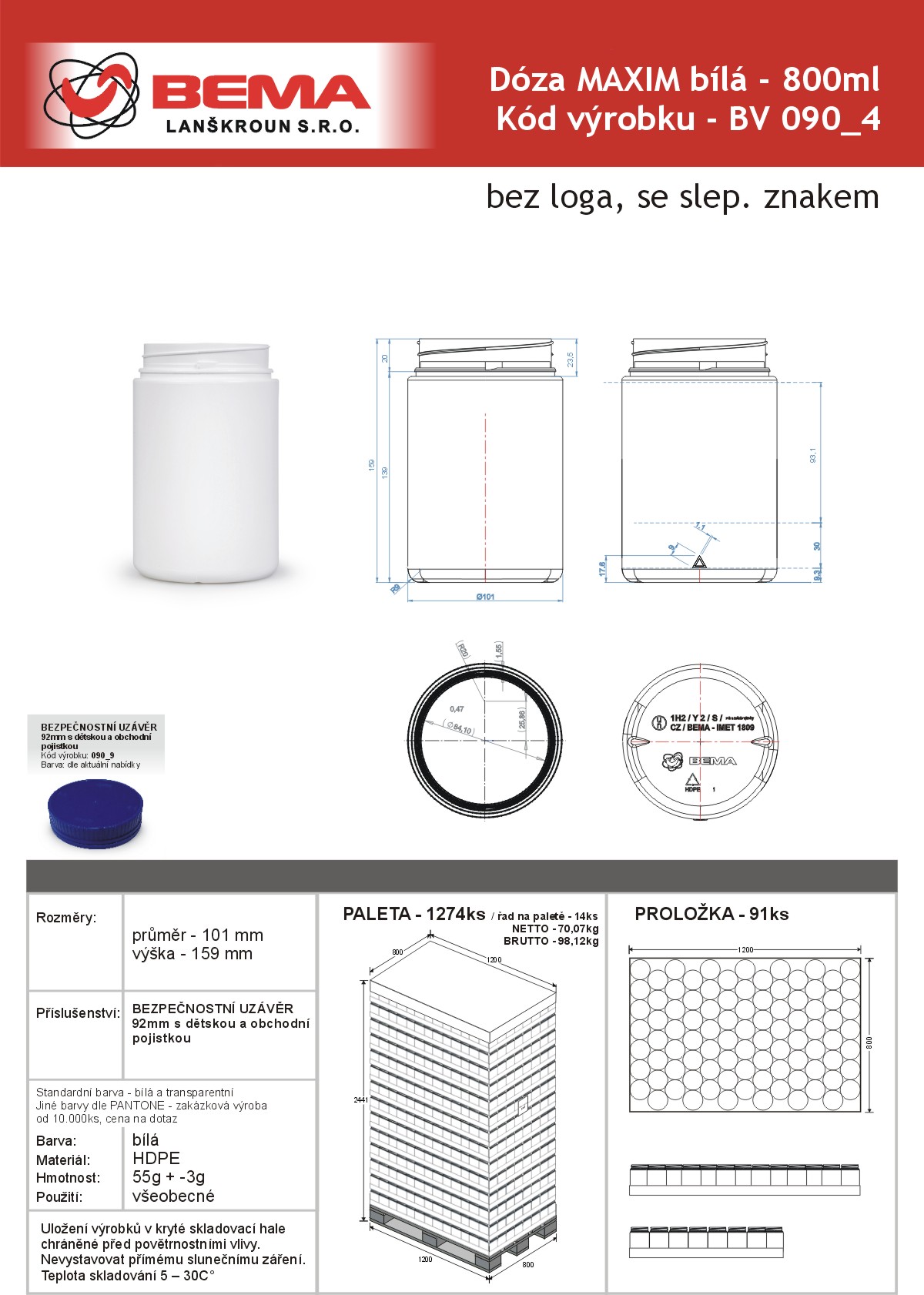 Doza MAXIM 800ml-18-5-2021